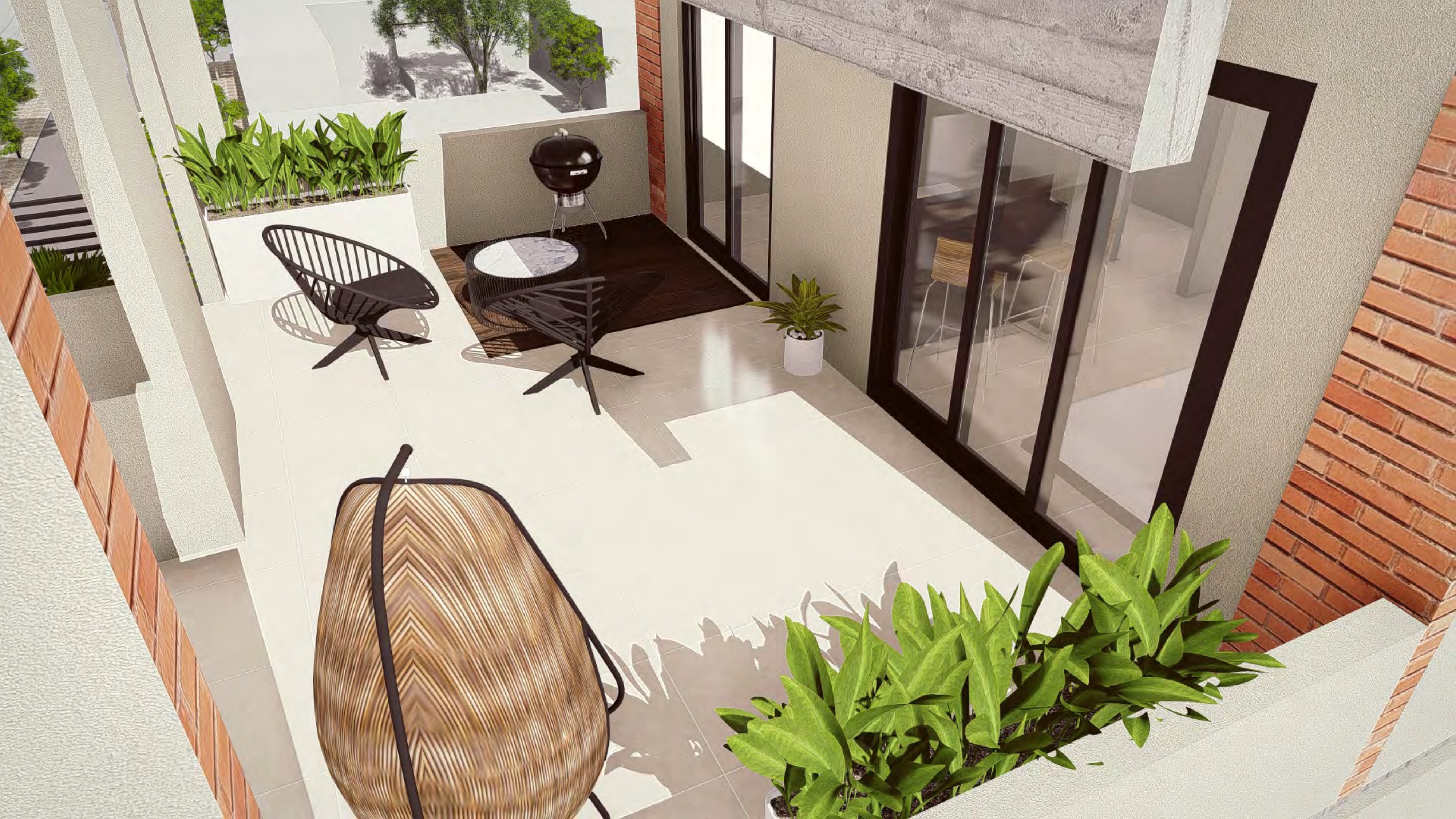Tipología Evolución Monoambiente Terraza